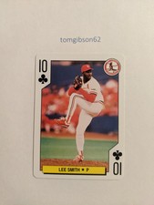 1991 U.S. Playing Card Co. Lee Smith St. Louis Cardinals Free Shipping