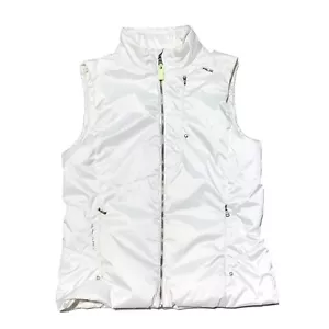 Chaleco Ralph Lauren RLX, Cremallera, Blanco Forrado y Aislante, Talla XS - Imagen 1 de 4