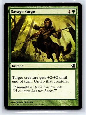 2013 MTG - Savage Surge Theros Regular 176/249 Common - Image 1 of 2