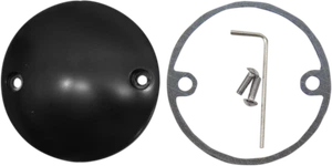 DRAG SPECIALTIES 30-0152KSB POINT COVER FLACH SCHWARZ 2-LOCH HARLEY XR 1000 1984 - Bild 1 von 1