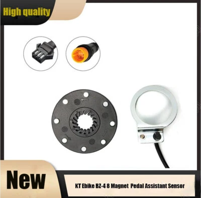 KT Ebike Pedal Assistant Sensor BZ-4 8 Magnet E-bike Conversion Kits SM/WP Plug - Image 1 of 4