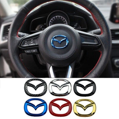 Emblema de volante ABS MAZDA para Mazda 3 Atenza Axela CX4 CX5 CX9 CX7 MX3 MX5 Foto 1 de 4