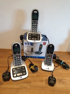 BT 4500 Schnurloses Telefon Anrufbeantworter Großtasten verstärken Belästigungsblocker - Bild 1 von 11