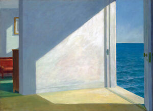 EDWARD HOPPER ROOMS BY THE SEA REALISM ART GICLEE PRINT FINE CANVAS
