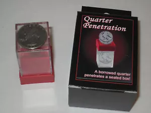 Quarter Penetration Magic Trick - Close-Up, Pocket, Coin Walk Around, Street - Picture 1 of 1