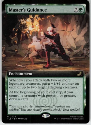 Master's Guidance (Extended Art) 206 Avatar: The Last Airbender: Eternal-Legal R - Image 1 of 2