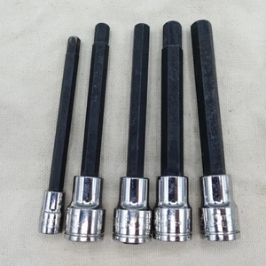 Blue-Point Hex Bit Socket Set 6mm 7mm 8mm 9mm 10mm 3/8 drive long Tools Lot - Picture 1 of 10