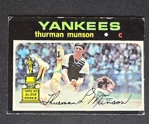 1971 Topps - Thurman Munson #5 Yankees - Foto 1 di 2