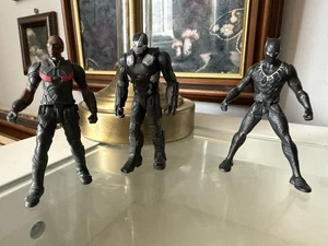 Figuras de acción Capitán América Marvel Guerra Civil Falcón Pantera Negra Máquina de guerra - Imagen 1 de 1