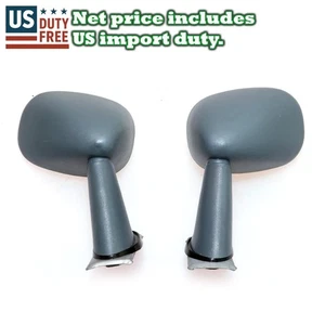 1967-97 FIT TOYOTA CENTURY VG CHASER CARINA TA10 12 TA14 GRAY FENDER MIRRORS LR - Picture 1 of 6