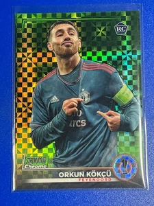 Topps Stadium Club Chrome 22/23 Green X-Fractor /175 Feyenoord RC Orkun Kökçü 93 - Bild 1 von 3