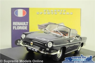 RENAULT FLORIDE MODEL CAR BLUE 1960 1:43 SCALE IXO ATLAS CLASSIC SPORTS K8 - Image 1 of 4