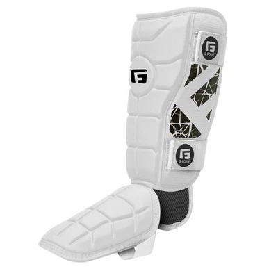 G-Form Elite Baseball Batter Leg Guard Adult White Adjustable Left-Handed JAX139 — 第 1/4 张图片