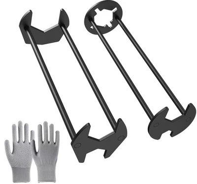 Multifunctional Sink Wrench Set, 2-Pack Basin and Faucet Wrench Tool with Fou... - Image 1 of 4