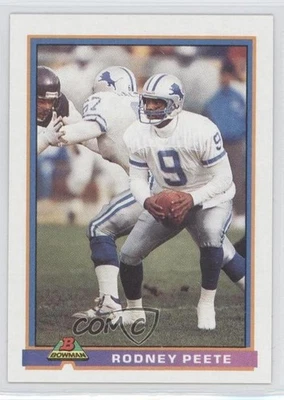 1991 Bowman Rodney Peete #150 - Image 1 of 2