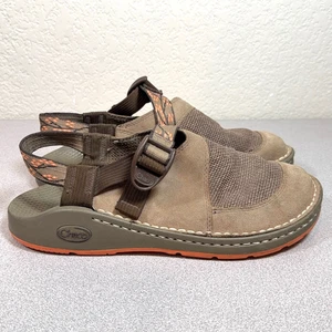 Chaco Damen-Sandalen 8,5 braun geschlossene Zehe Slipper Wildleder Fersenriemen Pantoletten - Bild 1 von 12