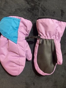 Lily & Dan Kids waterproof snow mittens size XS Adjustable Cuff - Picture 1 of 4