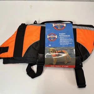 Dog Life Jacket Small – Adjustable Pet Safety Vest for Swimming & Boating - Picture 1 of 5