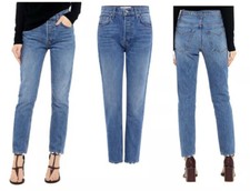 NWT 10 Crosby Derek Lam $235 Lou High Rise Vintage Skinny Jeans Size 31