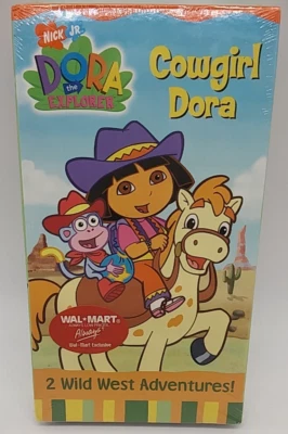 VHS Dora the Explorer - Cowgirl Dora (VHS, 2003) BRAND NEW / SEALED Nick Jr. - Image 1 of 4