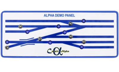 DCC Concepts ~Cobalt AlphaSwitch-D For Digital Devices ~ Blue (12 Pack) ~DCD-DSB - Image 1 of 4