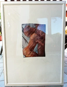 Litografia collage Mimmo Rotella firmato a mano a matita e numerato + timbro - Foto 1 di 3