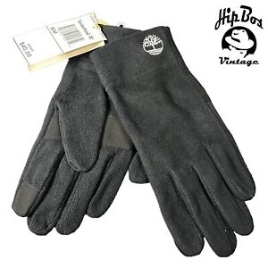 Timberland Fleece Gloves Touch Tip Gloves Black Size S/M