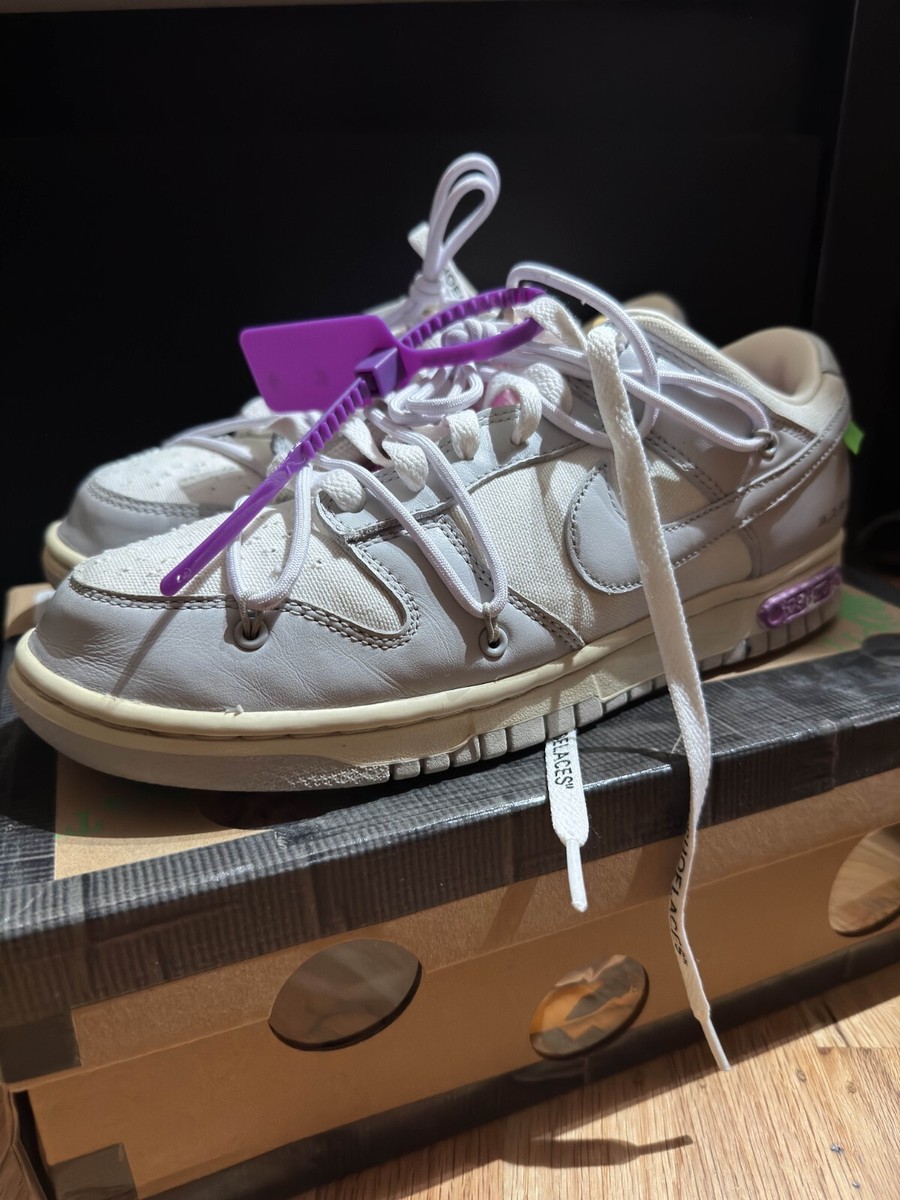 Nike Off-White x Dunk Low Lot 03 of 50 for Sale Nike Off-White x Dunk Low Lot 03 of 50 for Sale
