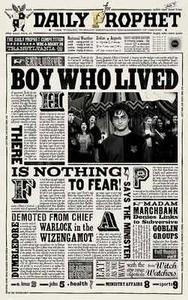 Harry Potter The Daily Prophet  11" x 17" Collector's Movie Poster - Picture 1 of 6