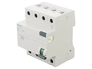 5SV4344-0KL RCD-Schalter lNenn: 40A IDiff: 30mA Pole: 3+N 230/400VAC DIN SIEMENS - Bild 1 von 1