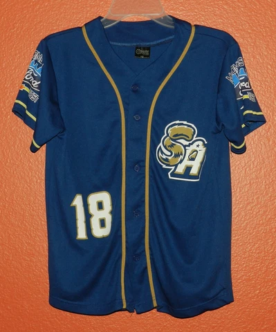 Keston Hiura San Antonio Missions SGA Baseball Jersey Youth Small Brewers Cover