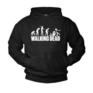 WALKING Hooded Sweat black Hoodie dead Zombie cool gift christmas Sweater TV fan - Picture 1 of 1