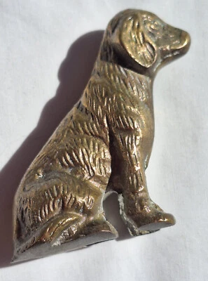 Bronze Dog Figurine - Retriever - image 1 of 4