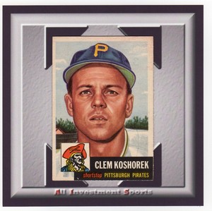 1953 Topps CLEM KOSHOREK #8 EXMT *fantastic baseball card for set* M99C