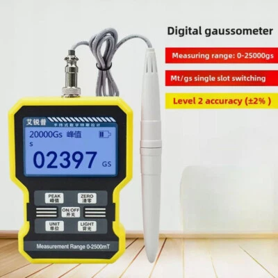 KT-101 Magnet Magnetfeldstärke Tester Tragbar Tesla Meter Magnetometer - Bild 1 von 4