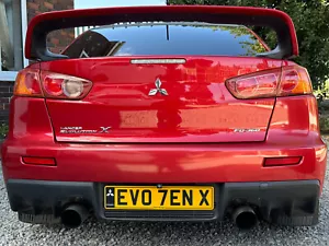 MITSUBISHI EVO TEN X FQ300 FQ360 FQ400 MATRÍCULA PRIVADA EVO 7EN X - Imagen 1 de 2