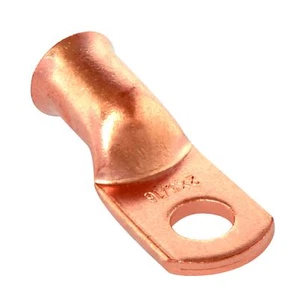 10pcs 2 GA AWG 5/16" Copper Wire Ring Terminal Crimp Battery Welding Cable Lug - Picture 1 of 9