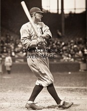 1918 BASEBALL GREAT TY COBB AT BAT 8X10 PHOTO DETROIT TIGERS MLB HALL OF FAMER