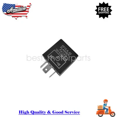 CF13 JL-02 3Pin LED Flasher Relay For Car Turn Signal Light Hyper Flash Fix Foto 1 de 4