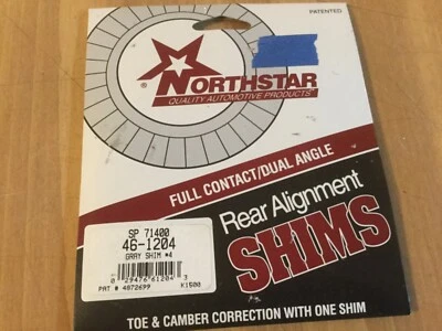 One (1) Northstar 46-1204 Full Contact Toe & Camber Shim (Gray) - Image 1 of 3