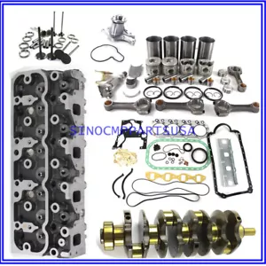 4JG1 4JG1T Engine Rebuild Kit / Crankshaft / Cylinder Head For Isuzu Engine - Bild 1 von 33