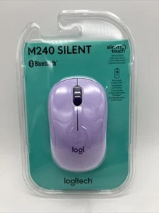 Logitech M240 Wireless Mouse - Lavender - Picture 1 of 2