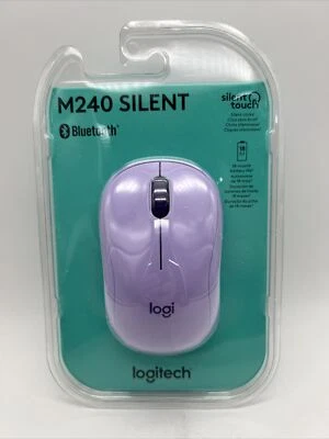 Logitech M240 Wireless Mouse - Lavender - Image 1 of 2