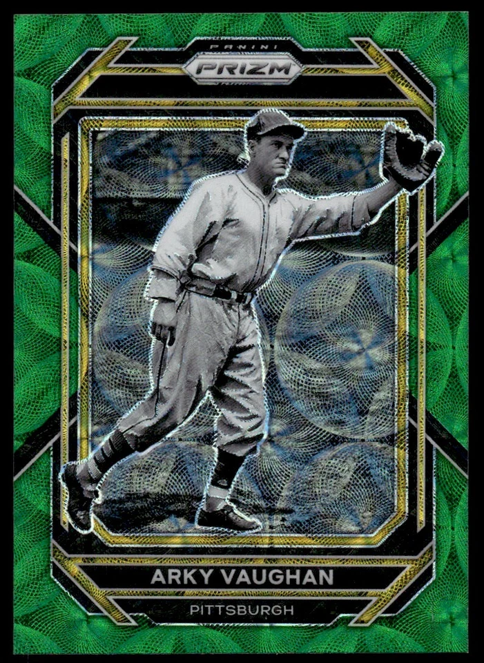2023 Panini Prizm Green Scope Arky Vaughan /75 Pittsburgh Pirates #222 . - Image 1 of 2