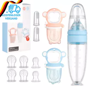 LEADSTAR Fruchtsauger Baby, 11 Stück Silikon Fruchtschnuller Obstsauger Schnulle - Bild 1 von 12
