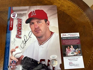 Official MLB Troy Percival Signed 8x10 Photo Los Angeles Angels JSA COA - Picture 1 of 1