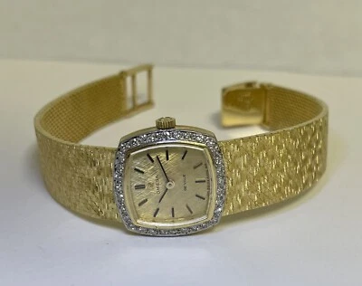 Reloj Omega De Ville Diamante Vintage Oro Amarillo Sólido 18k Precio $4999  Foto 1 de 4