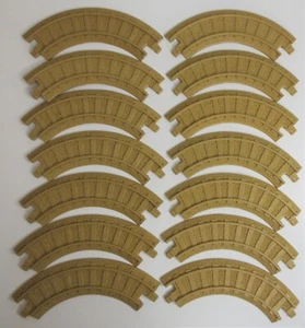 Fisher Price Geotrax Lote de 14 Pistas de Tren Curvas Tostadas Piezas de Repuesto - Imagen 1 de 6
