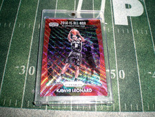 2015-16 Panini Prizm All-NBA Team Ruby Wave Prizm /350 Kawhi Leonard #390 SSP🔥