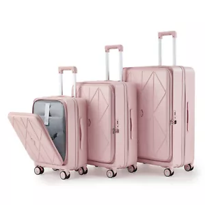 Luggage Sets 3 Piece(20/24/28), PC Expandable Carry On Luggage with TSA Lock - Picture 1 of 23